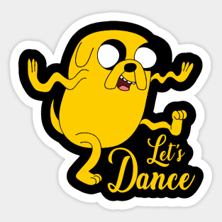 Let's  Dance tee design birthday gift graphic Sticker